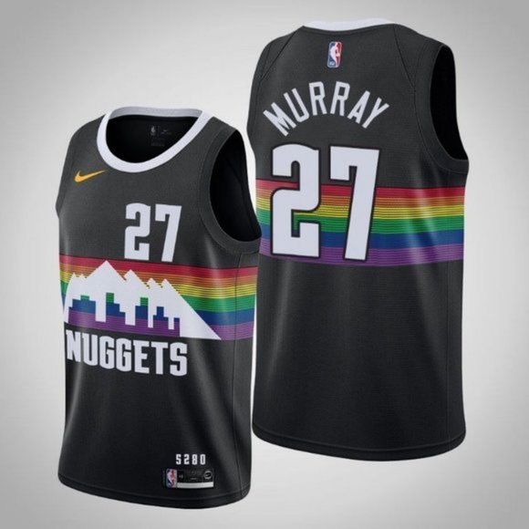 jamal murray jersey black
